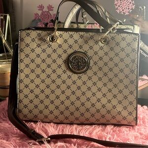 Brown and Tan Purse